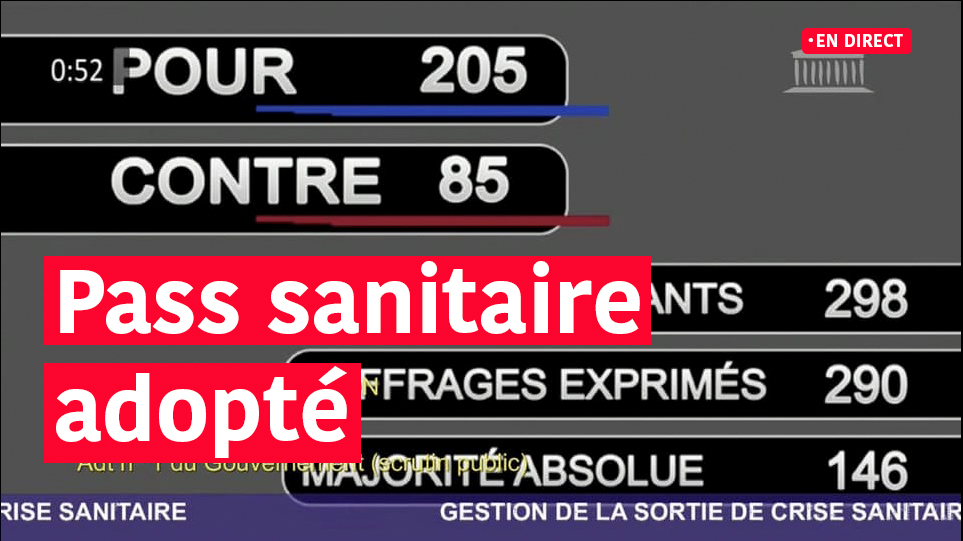 Le Pass sanitaire vient d'être adopté en seconde ...